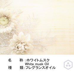 NOTO ホワイトムスクオイル10ml　スタイリッシュなホワイトムスク フレグランスオイル 2枚目の画像