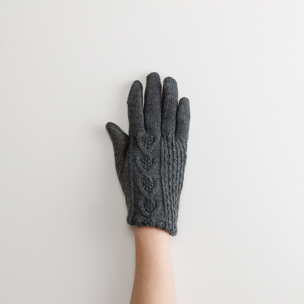 ケーブルジャージグローブ / タッチパネル対応【WOMEN】
