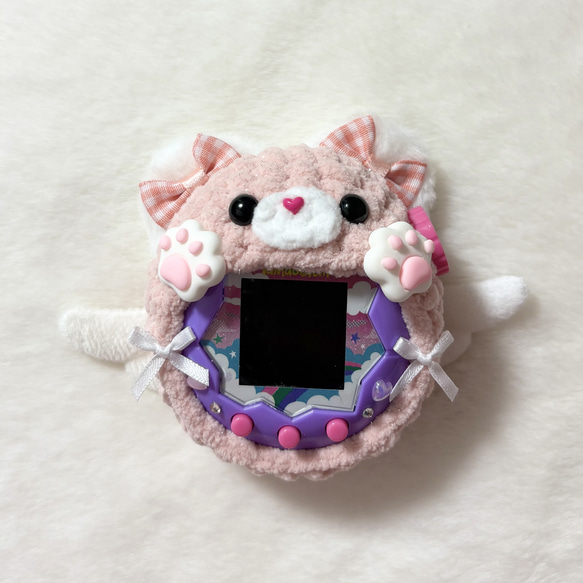 きらもこ猫天使ちゃんのたまごっちパラダイスカバー♡コーラルピンク