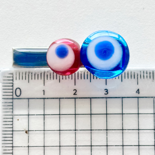 関西万博コーデ 目玉ヘアピン ミニサイズ 1つ ヘアピン Fumifumi113