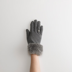 SOLOUTD】ボーダーアームウォーマー / アームカバー 手袋・ミトン