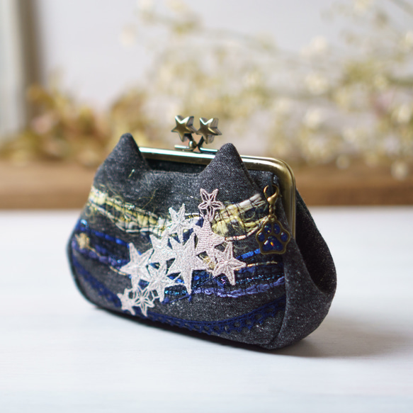 夜空・アズネコ・ポーチ・薄型 7枚目の画像