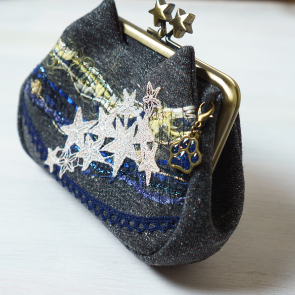 夜空・アズネコ・ポーチ・薄型 6枚目の画像