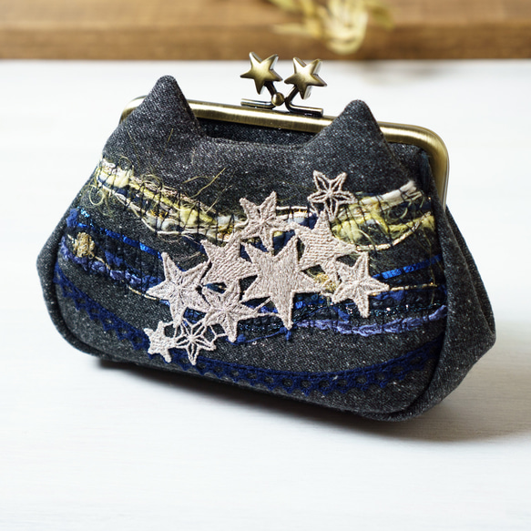 夜空・アズネコ・ポーチ・薄型 8枚目の画像