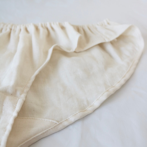 女性用】無漂白・生成りふんどしショーツ｜国産ダブルガーゼで締めつけ