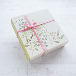 「抹茶サブレ＆葉っぱサブレ（M)」期間限定デザインボックス　お祝い、お礼に。当店１番人気のサブレです。 8枚目の画像