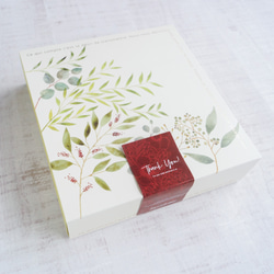 「抹茶サブレ＆葉っぱサブレ（M)」期間限定デザインボックス　お祝い、お礼に。当店１番人気のサブレです。 7枚目の画像