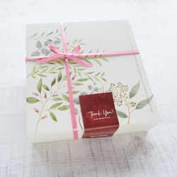 「抹茶サブレ＆葉っぱサブレ（M)」期間限定デザインボックス　お祝い、お礼に。当店１番人気のサブレです。 9枚目の画像