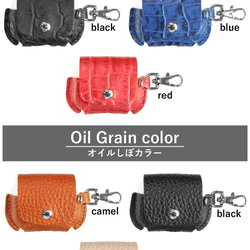 “AirPodsPro3ケース” 14色 typeC対応 エアーポッズプロ3 カバー ワイヤレス 本革 栃木レザー 11枚目の画像