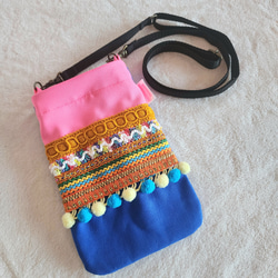 彩色多刀片智慧型手機袋 第6張的照片