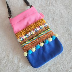 彩色多刀片智慧型手機袋 第1張的照片