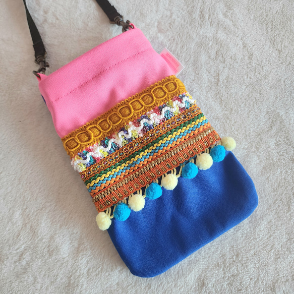 彩色多刀片智慧型手機袋 第1張的照片