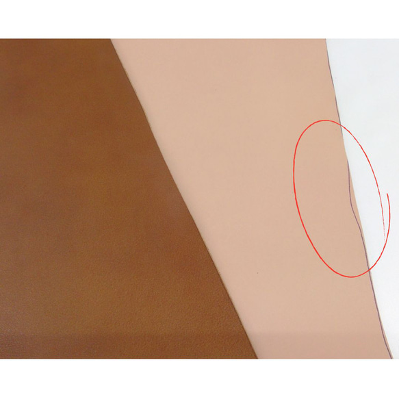 【お試し★革はぎれセット・国産牛革】(約14cm×10cm)10枚セット(ベージュ、茶系)：B10-3 2枚目の画像