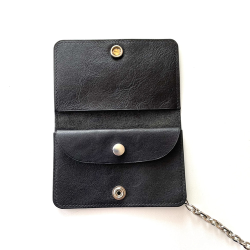 ミドルトラッカーウォレット　オールドコンチョ　UKデッドストックレザー ミドルトラッカーウォレットオールドコインコンチョUKデッドストックレザー