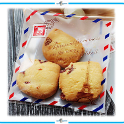 IM169 OPP袋 20枚 エッフェル塔 スタンプ デザイン テープ付 ラッピング 小分け プレゼント ギフト 4枚目の画像