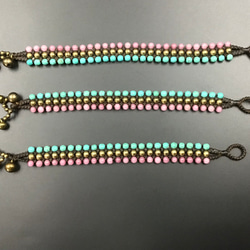 天然石オリジナルブレスレットBー3 1枚目の画像