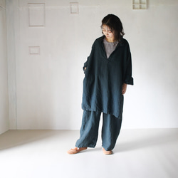 ハナツミ / 梅重色 草木染め/リネンワンピース/インド茜染め