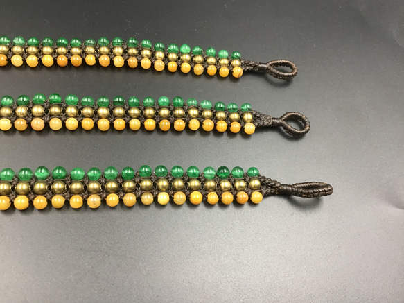 天然石オリジナルブレスレットC 3枚目の画像