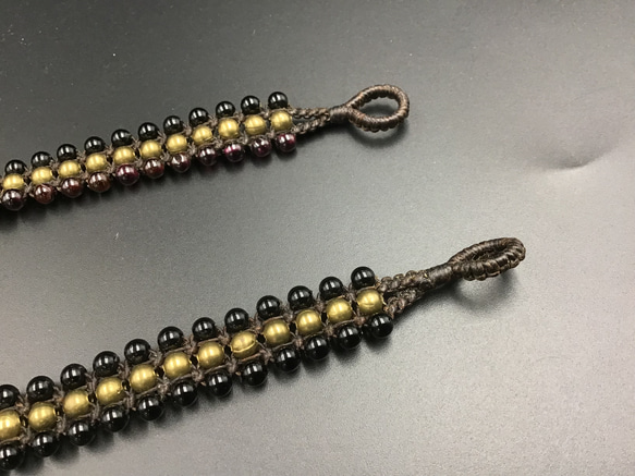 天然石オリジナルブレスレットD 2枚目の画像