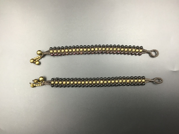 天然石オリジナルブレスレットD 1枚目の画像