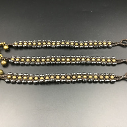 ヘマタイトブレスレットEー1 1枚目の画像