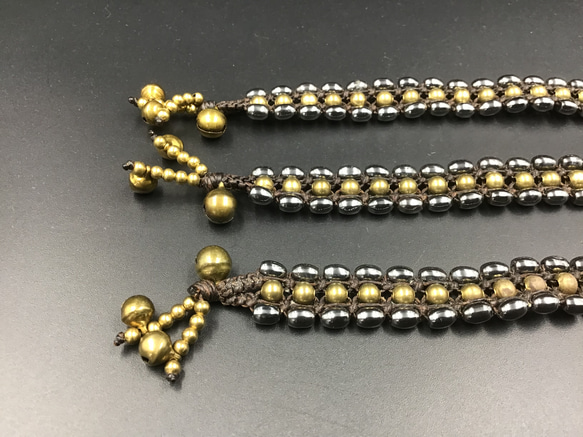 ヘマタイトブレスレットEー2 2枚目の画像