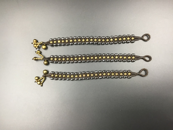 ヘマタイトブレスレットEー2 1枚目の画像