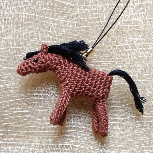 干支 午 うま「馬くいくって馬！(うまくいくってば！)」色4種(栗毛、黒