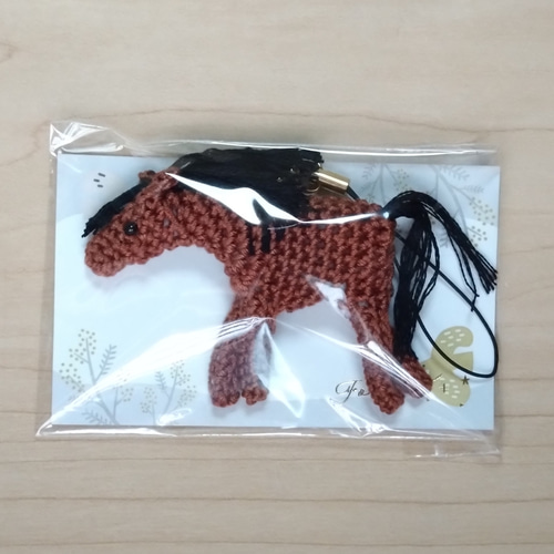 干支 午 うま「馬くいくって馬！(うまくいくってば！)」色4種(栗毛、黒