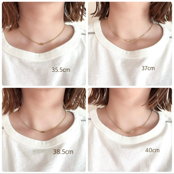 \秋冬映え/ ゴールドバーネックレス×3連フープピアス,イヤリング/サージカルステンレス　ご褒美　ギフト　秋 12枚目の画像