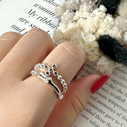 [新作]クロスモチーフ➕ブラックオニキスリングR4407 14枚目の画像