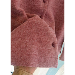 柔らかくて起毛表面ジャケット　綿混紡スタンドカラーカーディガン  ゆったりシルエット　4色　S-XLサイズ　L717 6枚目の画像