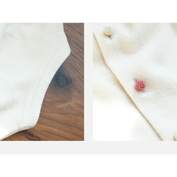 柔らかくて起毛表面ジャケット　綿混紡スタンドカラーカーディガン  ゆったりシルエット　4色　S-XLサイズ　L717 13枚目の画像