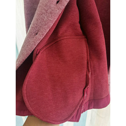 柔らかくて起毛表面ジャケット　綿混紡スタンドカラーカーディガン  ゆったりシルエット　4色　S-XLサイズ　L717 7枚目の画像