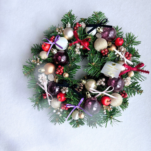 新作/特集掲載】見るたび心がときめく//大人可愛いリボンのクリスマス