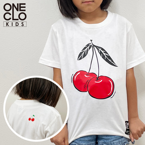 KIDS☆BIG Cherry ｜キッズ｜Tシャツ｜さくらんぼ｜チェリー｜おしゃれ