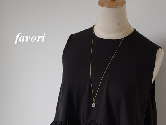 グリーンアメジストロングネックレス（70㎝）