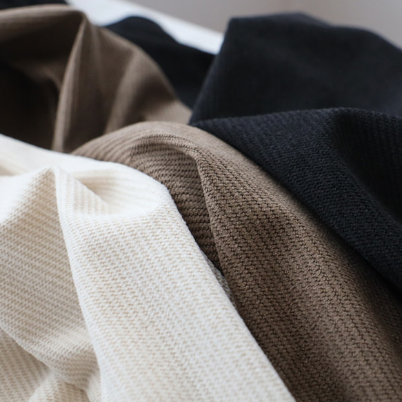 ⁑秋の新作　１１２cm　ニット コーデュロイ生地　Vネック　ワンピース ジャンスカ　ゆったり　ブラウンK09B 14枚目の画像