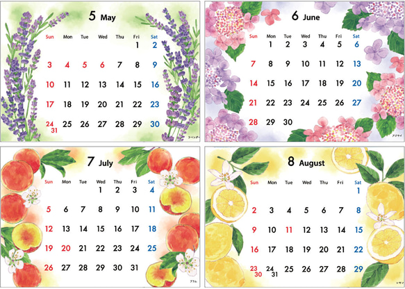 2026 卓上カレンダー 5枚目の画像