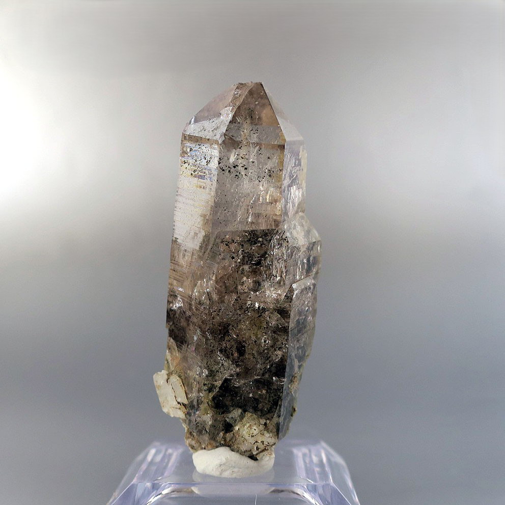 スイスアルプス産 ガーデンスモーキークォーツ・ポイント 45mm ｜原石・鉱物｜天然石 自然 置物【秋冬新作2025】