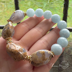 【アメトリン】紫と黄金が溶け合う透明感 天然石 ブレスレット アメトリン】紫と黄金が溶け合う透明感 天然石 ブレスレット