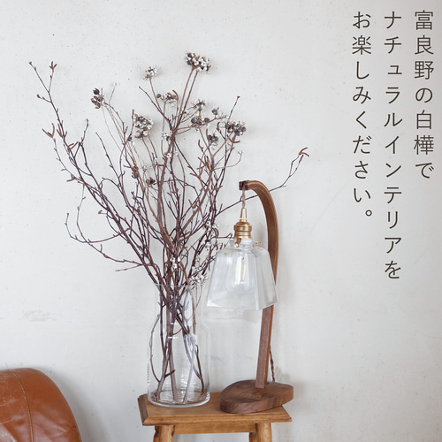 富良野産 枝もの【長さ60～80cm】白樺の枝 ロング ブラウン ドライ