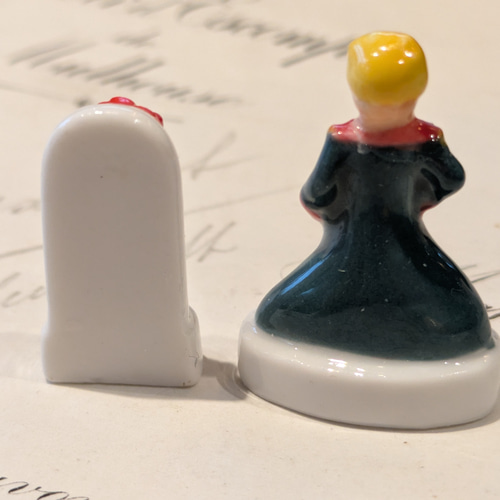 フェーブ 星の王子さま Petit Prince バラ 羊 キツネ 像 陶器の置物 7