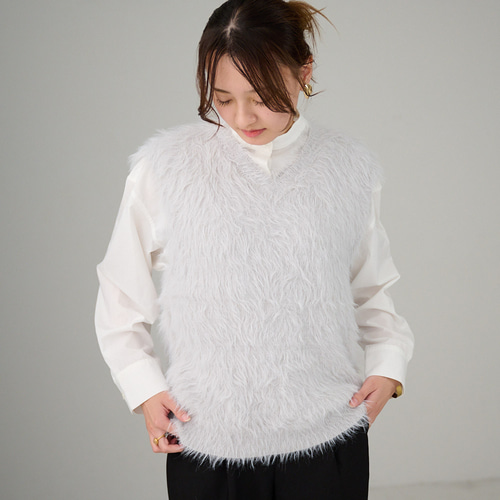 TFW49 ニットベスト ホワイト M TFW49 ニットベスト ホワイト M TFW49 ニットベスト ホワイト M