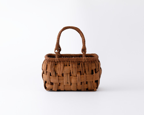 国産山葡萄バック7/5/27 国産 山葡萄蔓かごバッグ 山ぶどう つるかごバッグ 【山形県村山市