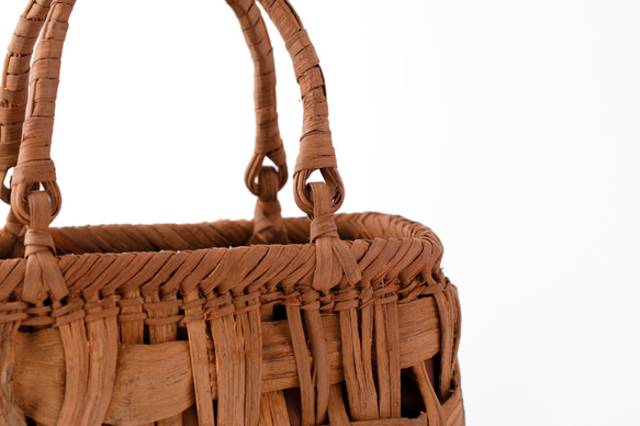 国産　山葡萄蔓かごバッグ　山ぶどう　つるかごバッグ　【山形県村山市】 8枚目の画像