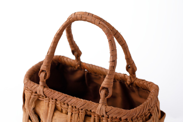 国産　山葡萄蔓かごバッグ　山ぶどう　つるかごバッグ　【山形県村山市】 10枚目の画像