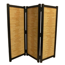 楢無垢材のシンプル衝立木製スリットデザイン間仕切り⑪