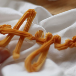 【オーダーメイド：キーホルダー】おなまえの絞り出しクッキー（アルファベットのみ） 3枚目の画像