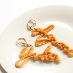 【オーダーメイド：キーホルダー】おなまえの絞り出しクッキー（アルファベットのみ） 16枚目の画像